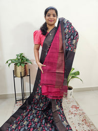 Pure Desi Tussar - Back with Red