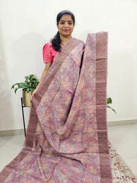 Pure Desi Tussar - Onion Pink