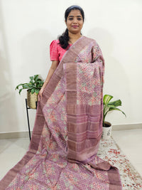 Pure Desi Tussar - Onion Pink