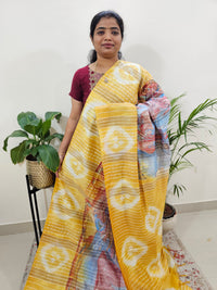 Bhagalpuri Silk with Digital Prints - Yellow