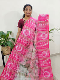 Bhagalpuri Silk with Digital Prints - Pink