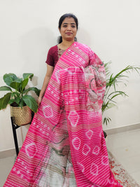 Bhagalpuri Silk with Digital Prints - Pink