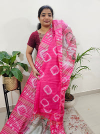 Bhagalpuri Silk with Digital Prints - Pink