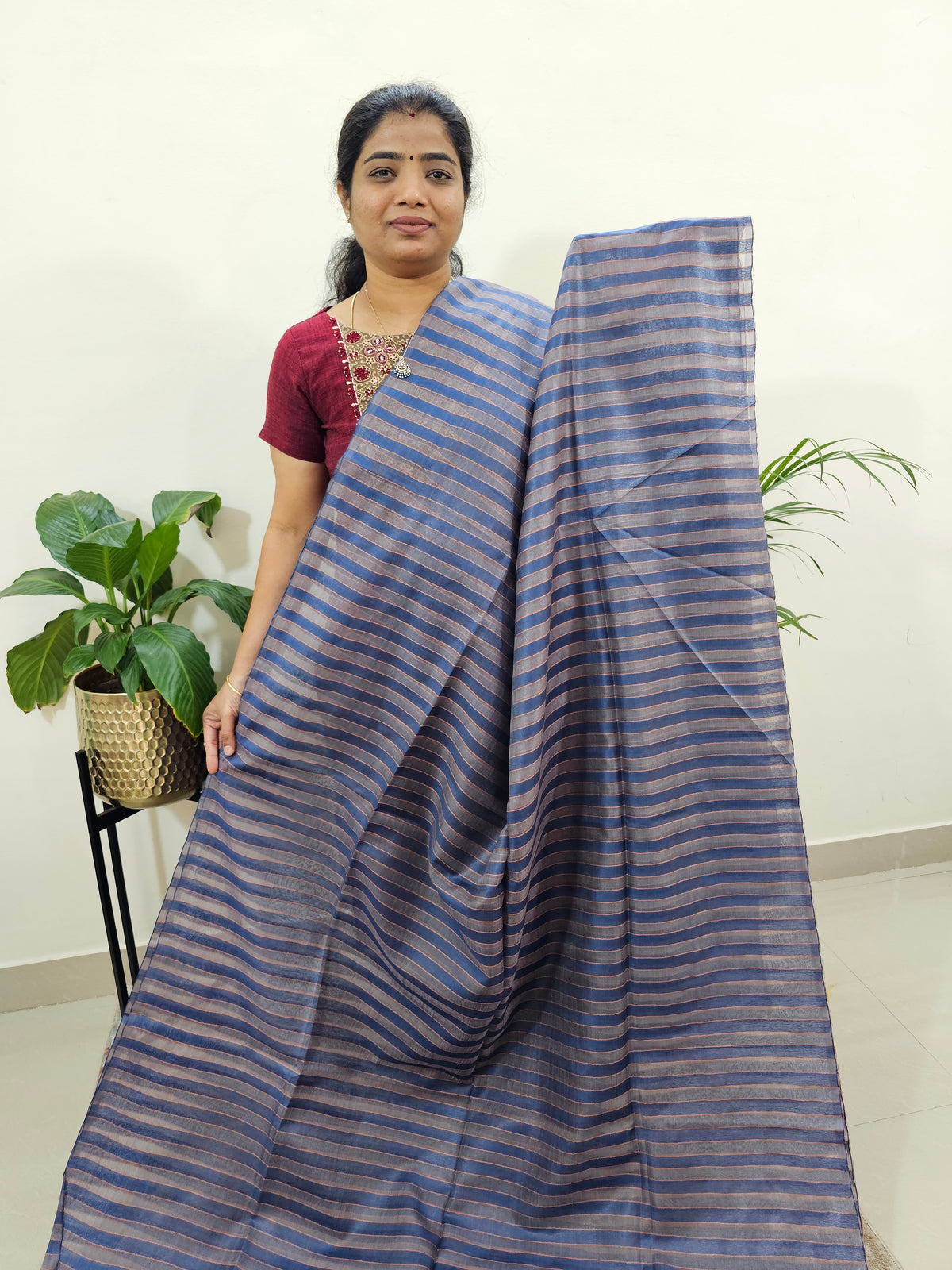 Bhagalpuri Silk Viscous - Blue