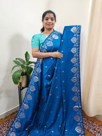 Semi Soft Silk Saree - Blue