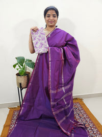 Mangalagiri Silk Cotton - Purple