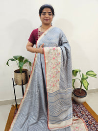 Soft Semi Tussar - Grey