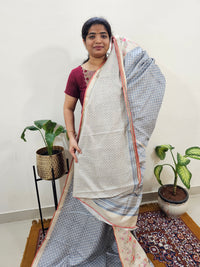 Soft Semi Tussar - Grey