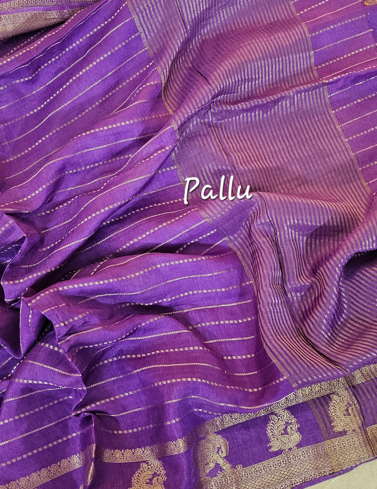 Semi Viscous Crepe Silk Saree - Lavender