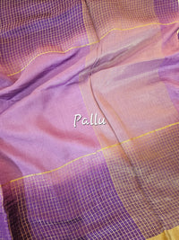 Semi Viscous Crepe Silk Saree - Purple