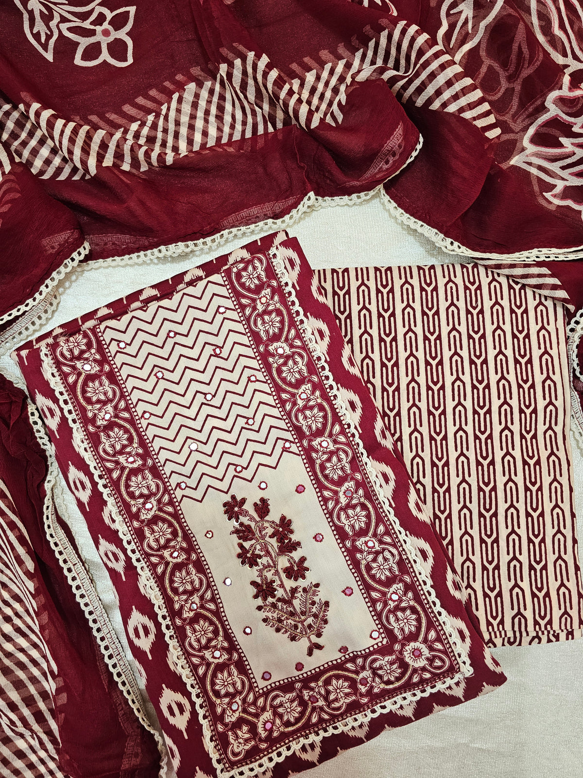 Soft Cotton - Maroon