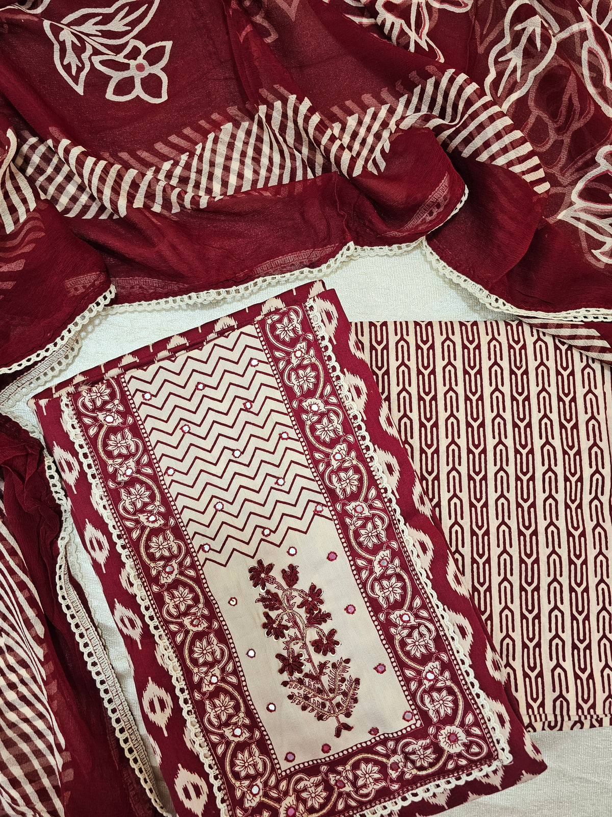 Soft Cotton - Maroon