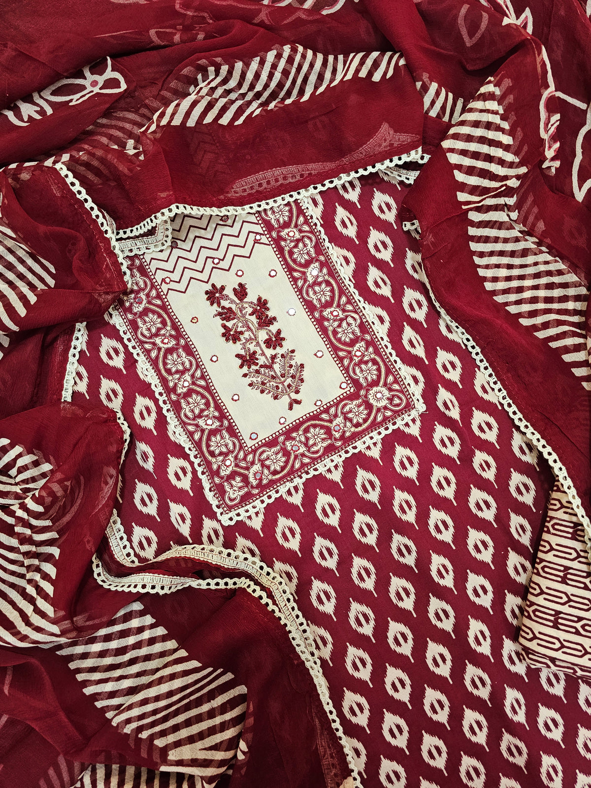 Soft Cotton - Maroon