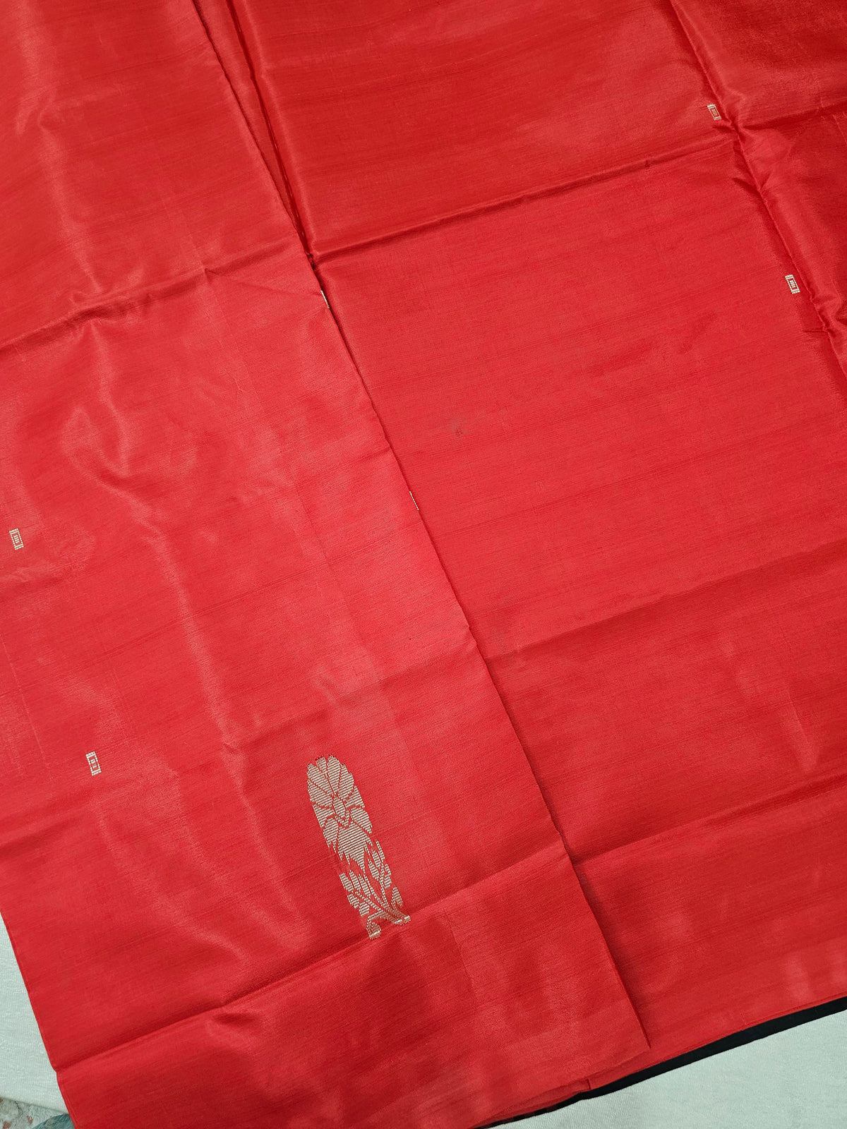 Chinnalampattu Saree - Red with Black