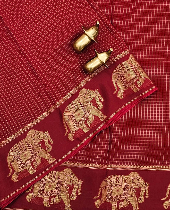 Mysore Crepe Silk Saree