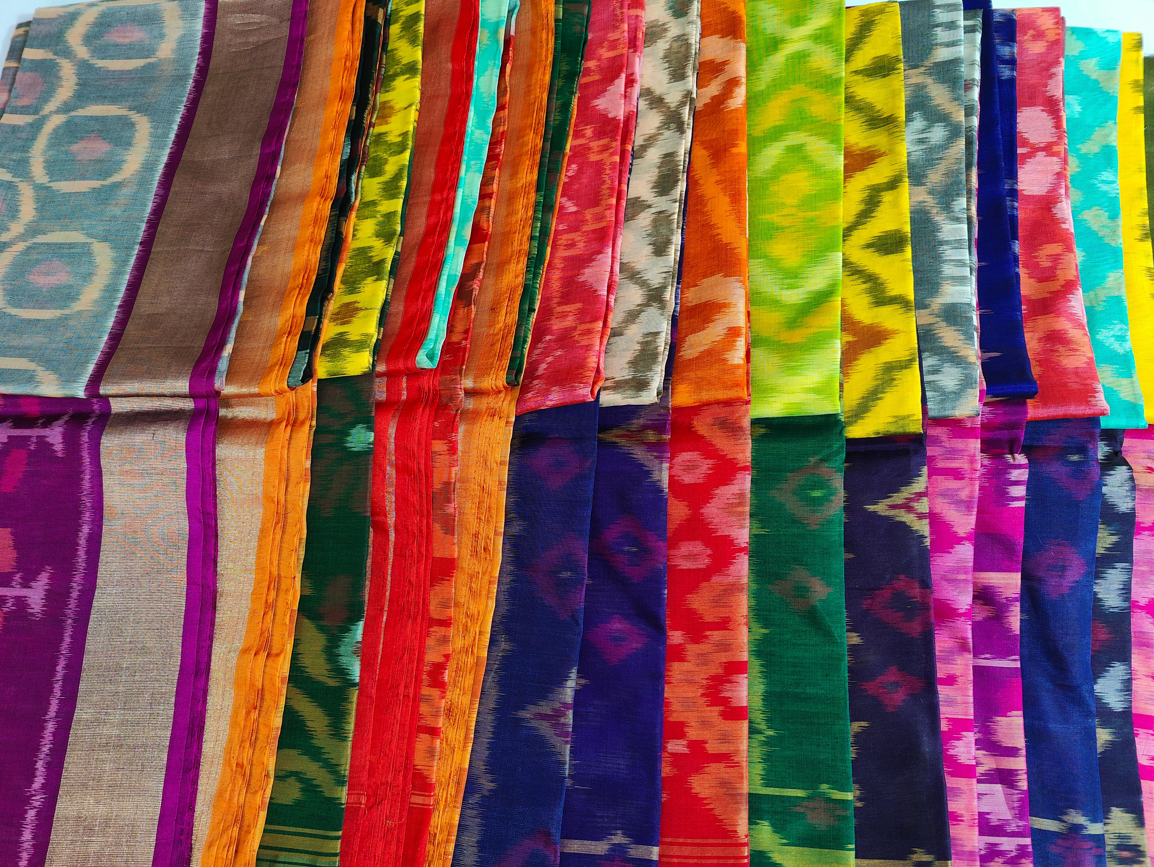 Pochampally Ikat Pattu Silk Saree – Grishya