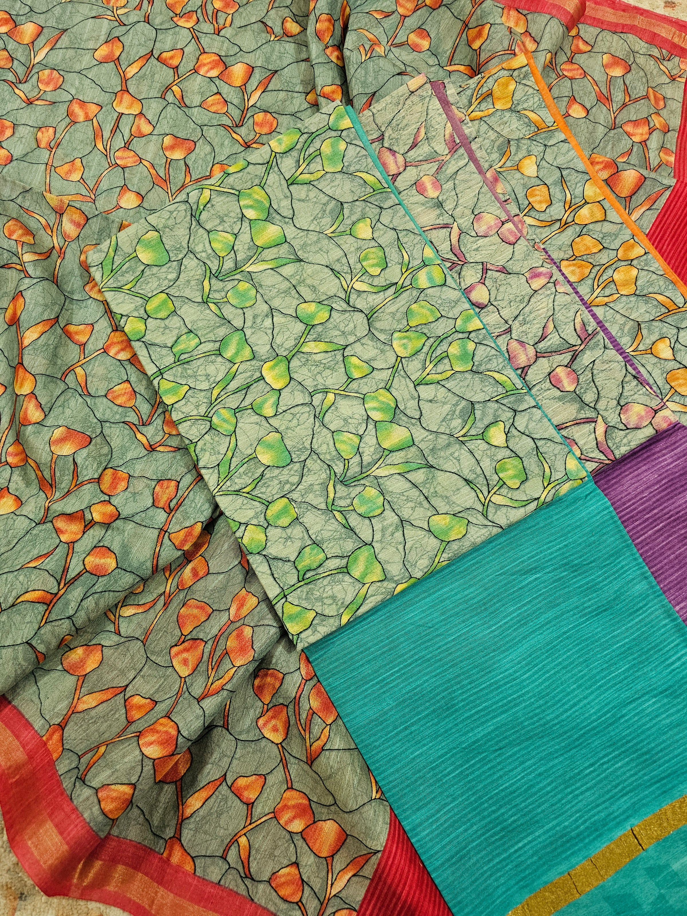 Tussar By Cotton Sarees