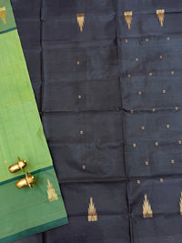 Chinnalampattu Saree - Green with Black