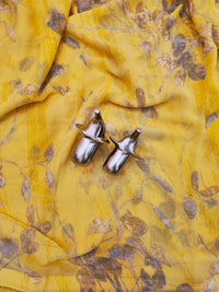 Georgette Saree - Yellow