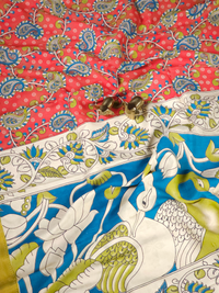 Chennuri Silk - Red With Green