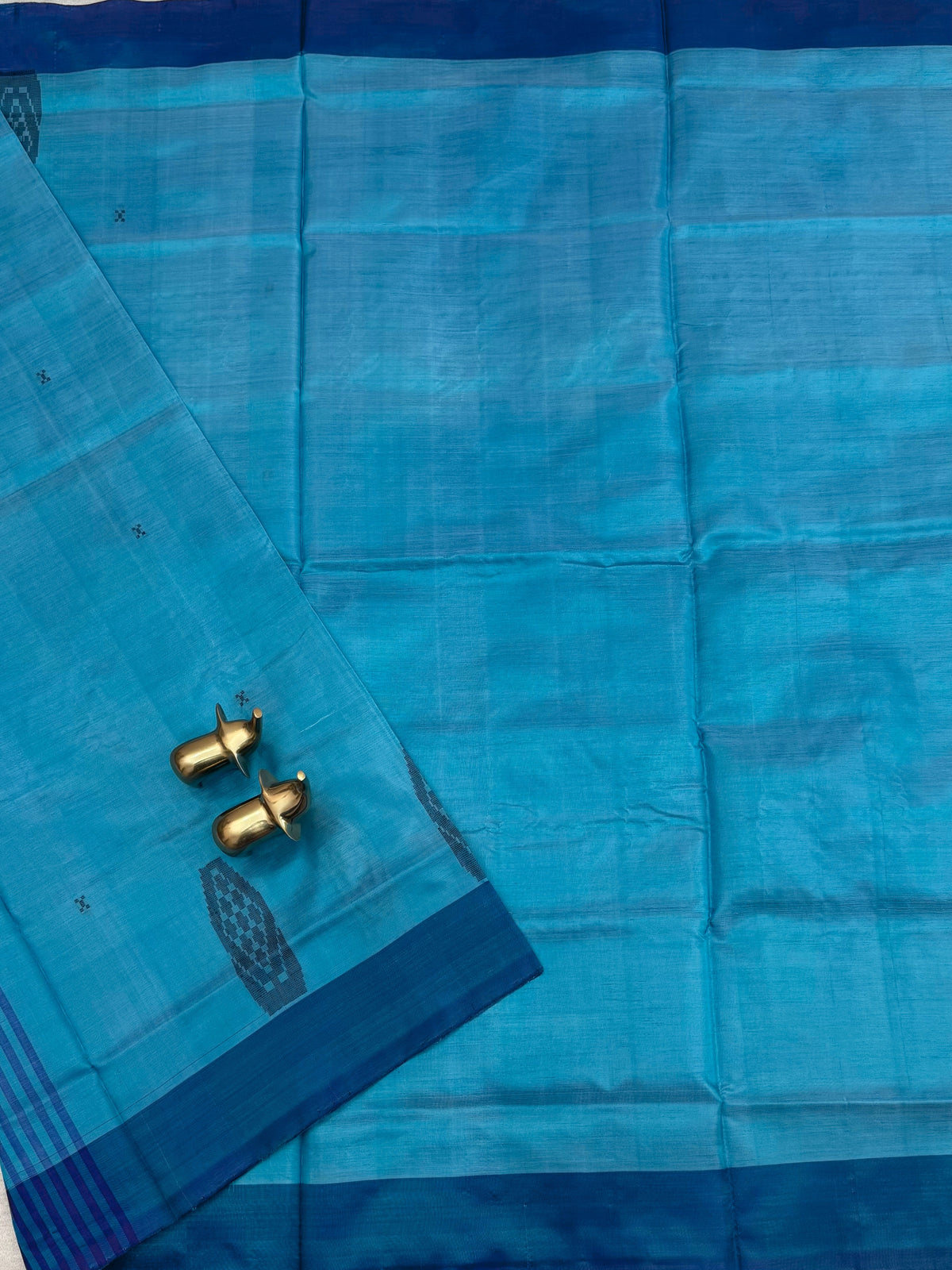 Chinnalampattu Saree - Blue with Purple