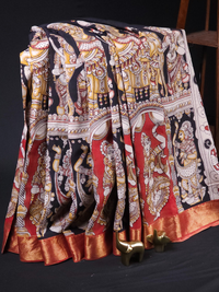 Chennuri Silk - Black With Red