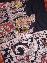 Chennuri Silk - Black With Red