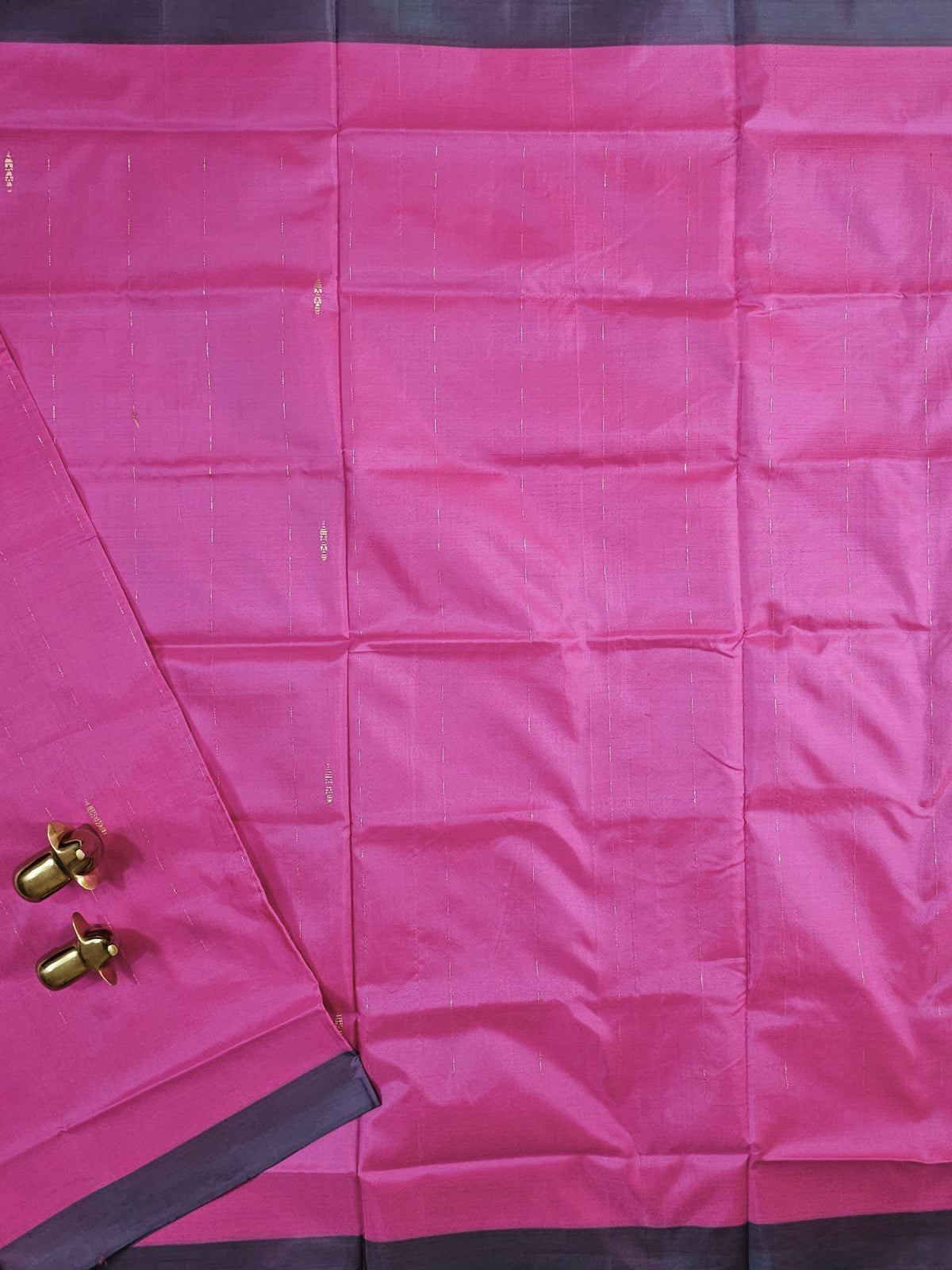 Chinnalampattu Saree-  Pink with Green