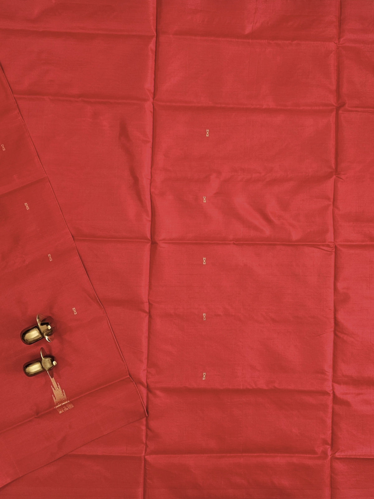 Red with Sandal Chinnalampattu Saree with Blouse