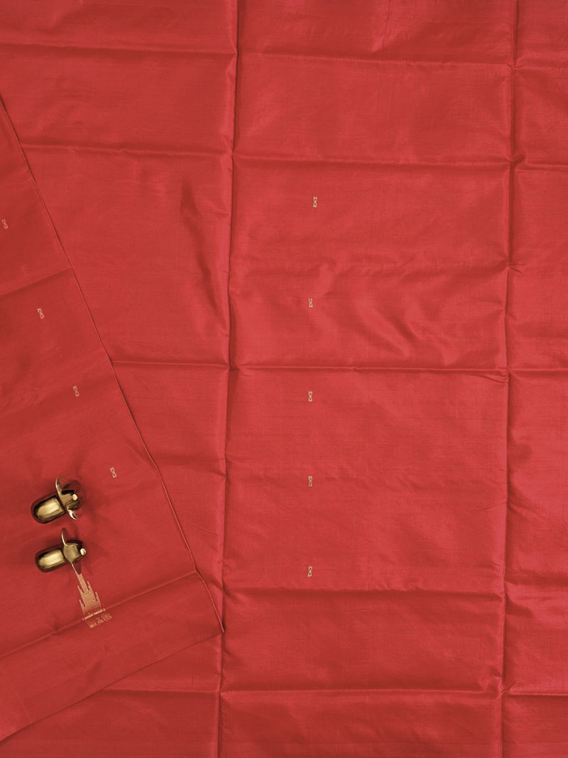 Red with Sandal Chinnalampattu Saree with Blouse