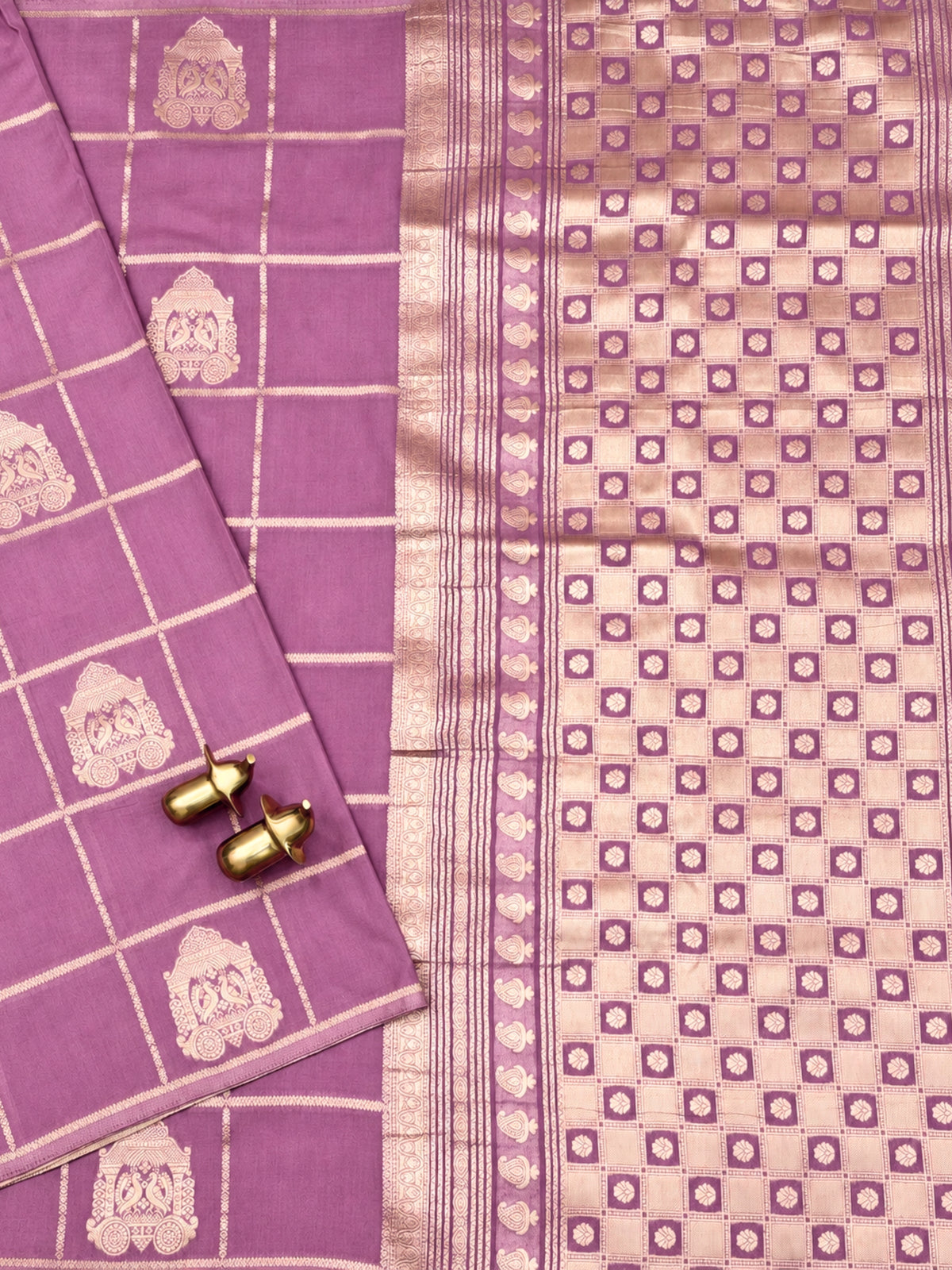 Georgette Silk Saree - Onion Pink
