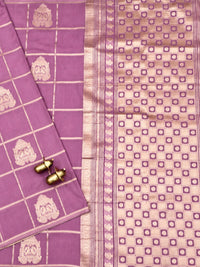Georgette Silk Saree - Onion Pink