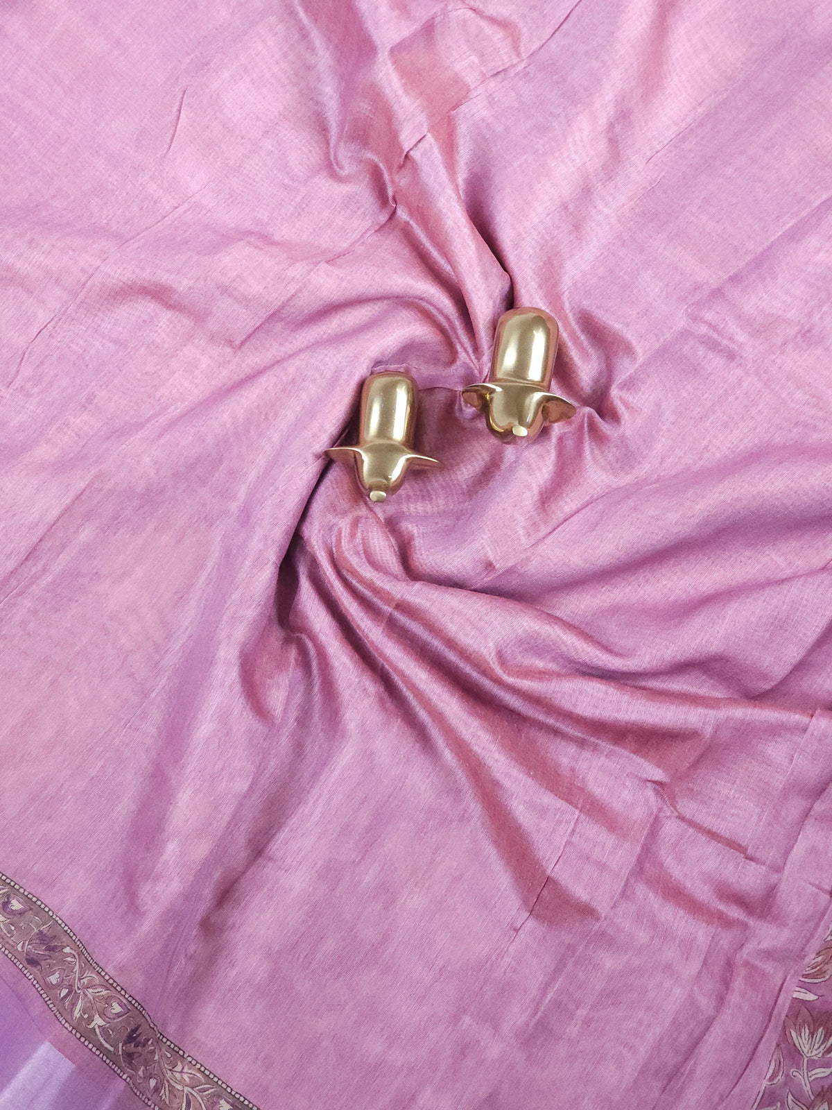 Soft Semi Tussar with Digital Prints - Pink