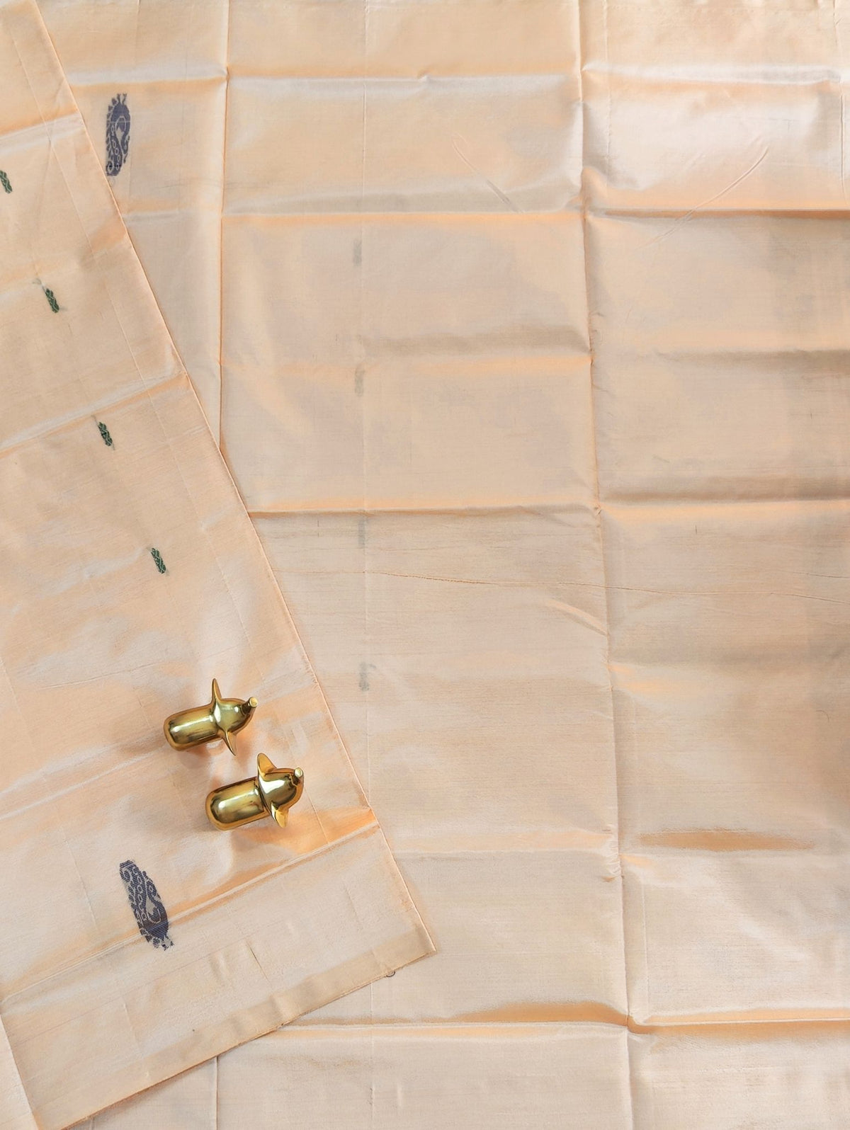 Chinnalampattu Saree - Cream with Purple