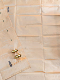Chinnalampattu Saree - Cream with Purple