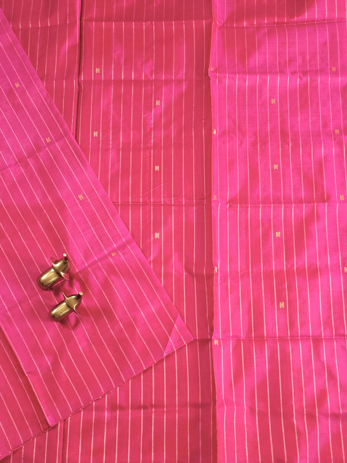 Chinnalampattu Saree - Pink with Green