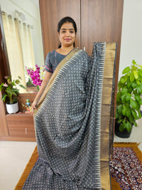 Bhagalpur Semi Noil Tussar -  Grey