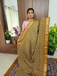 Semi Moonga Silk Saree -  Honey Brown