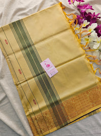 Dual Shade Purple with Sandal Chinnalampattu Border Saree