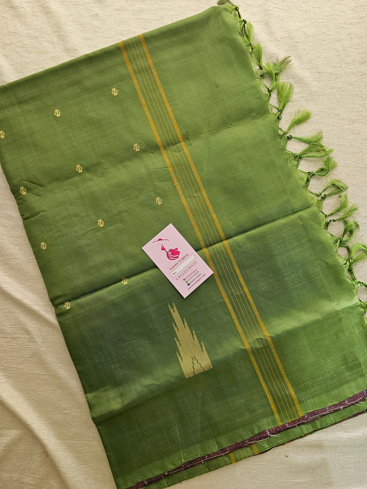 Dual Shade Maroon with Green Pallu Handwoven Chinnalampattu Saree