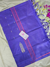 Pink with Violet Handwoven Chinnalampattu Saree