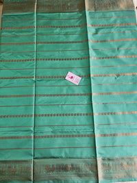 Sea Green with Pink Chinnalampattu Velthari Design Border Saree