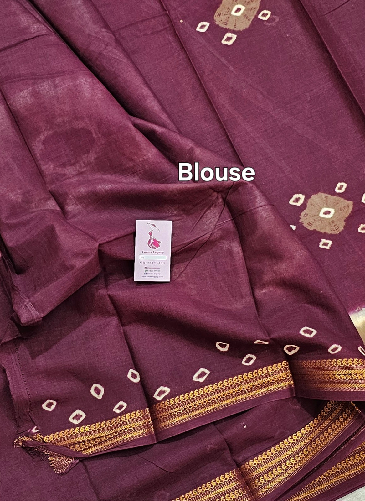 Madurai Sungadi Cotton Saree with Small Borders - Maroon with Grey