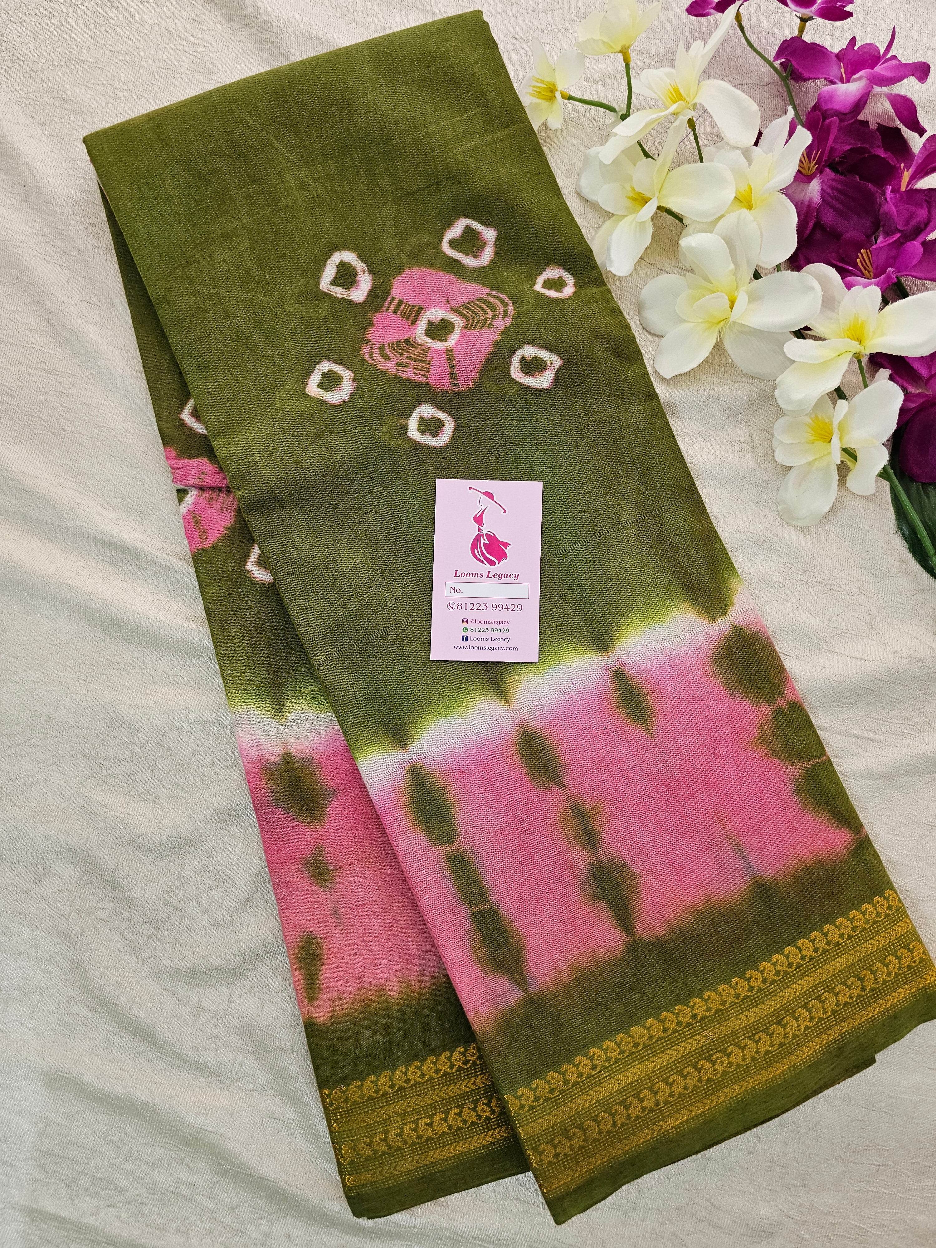 Handloom Casual Wear Osp Brand Madurai Cotton 9.5 yards Veldhari Design  Saree, With Blouse, 8.3 metres at Rs 1100/piece in Madurai