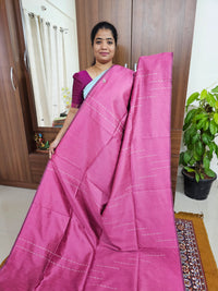 Semi Raw Silk - Monochrome Onion Pink