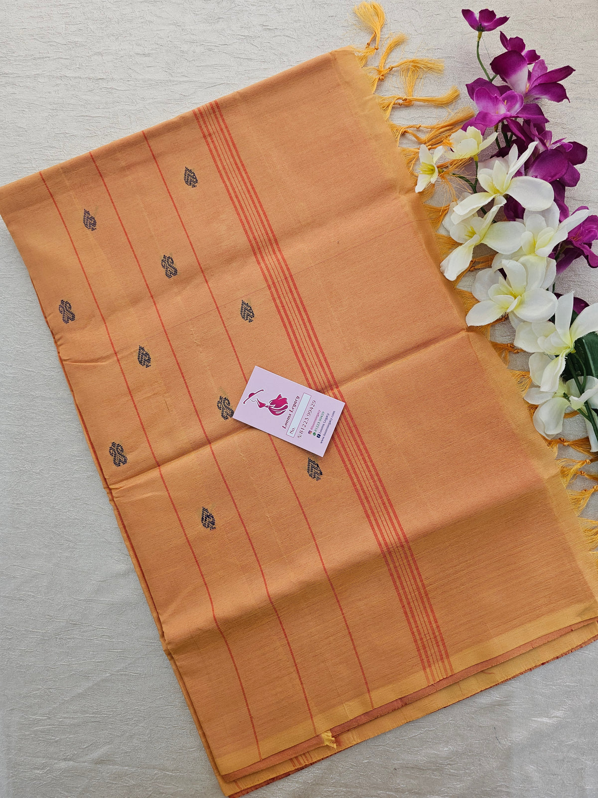 Pink with Sandal Yellow Handwoven Chinnalampattu Saree