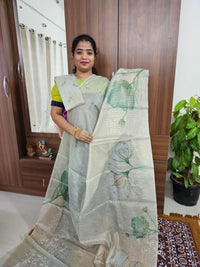 Tissue Saree - Green