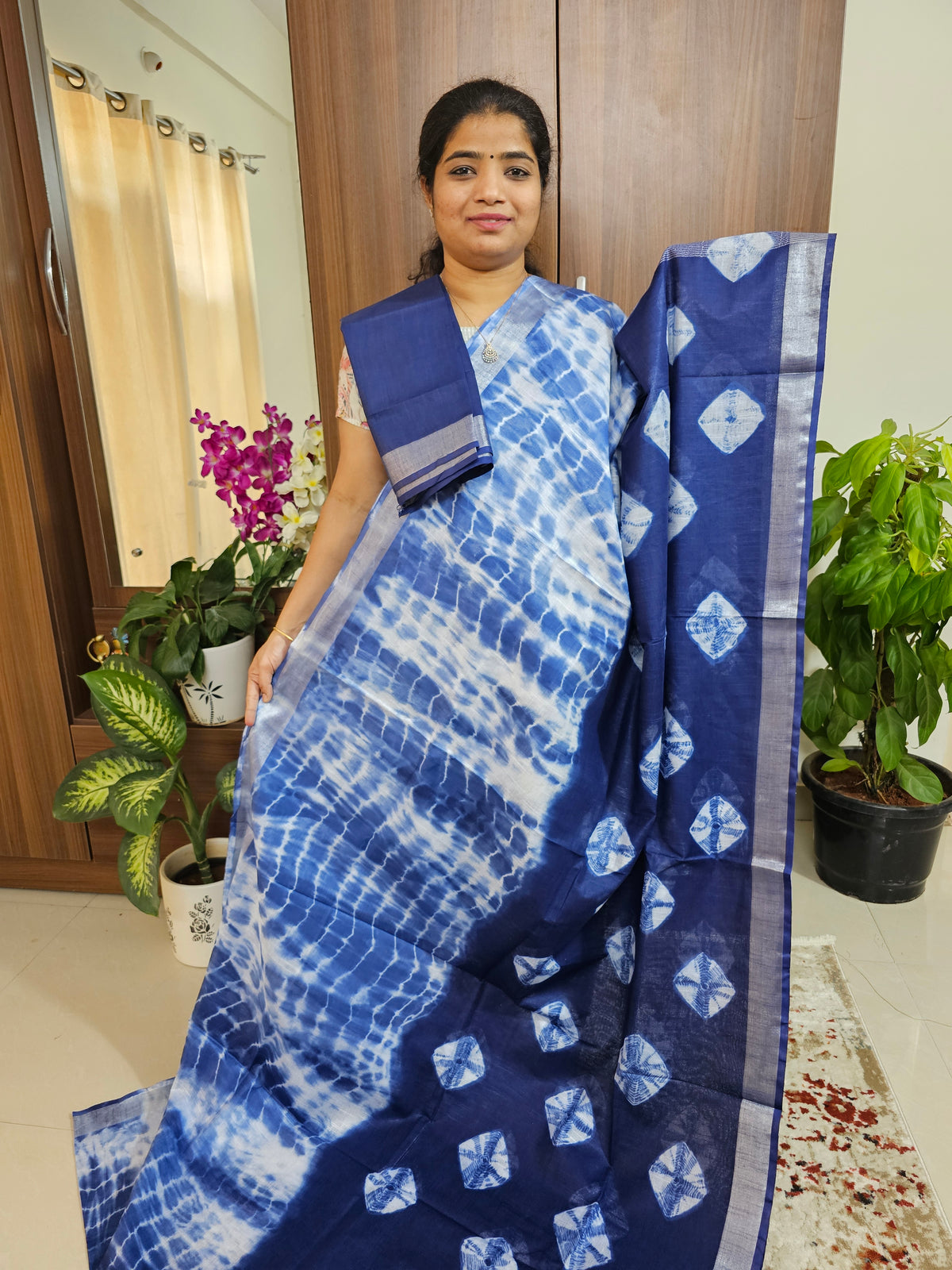 Bhagalpuri Silk Viscous - Blue