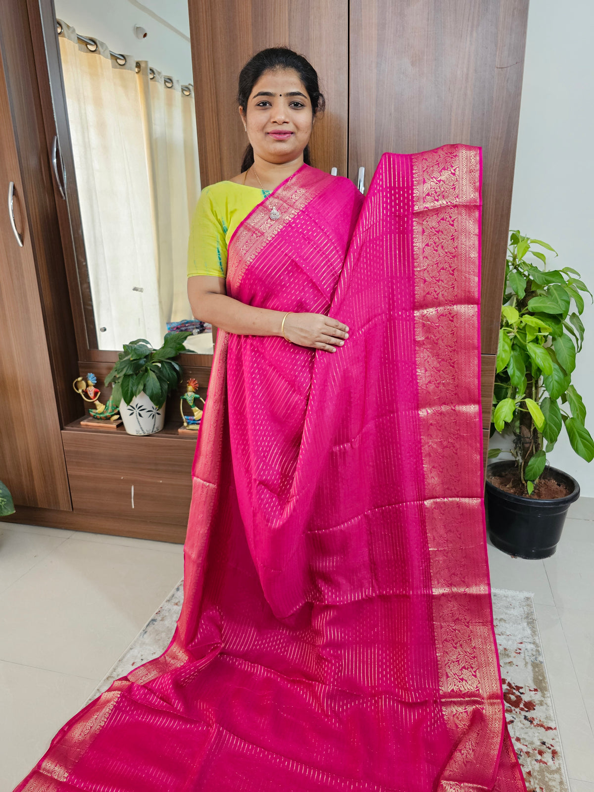 Designer Silk Saree - Pink