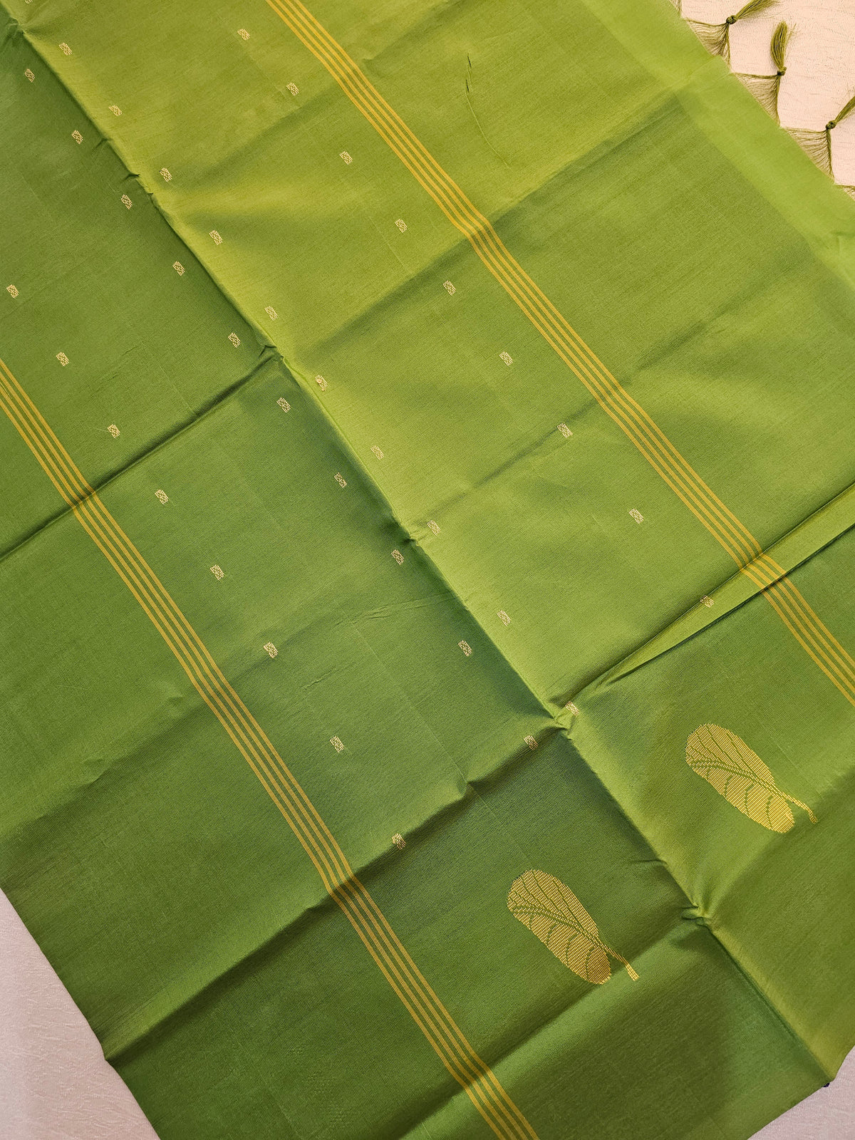 Chinnalampattu Saree - Purple with Green